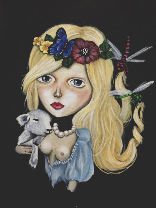 The Altruist, acrylic
